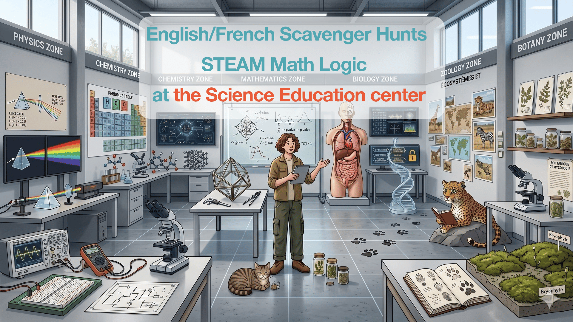 1st Grade Readiness English Math Logic - CLIL Bilingual Program (English/French)